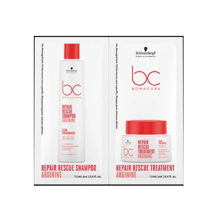 Schwarzkopf Professional Bonacure Clean Performance Repair Rescue Set Duo Șampon Și Balsam 2x12ml