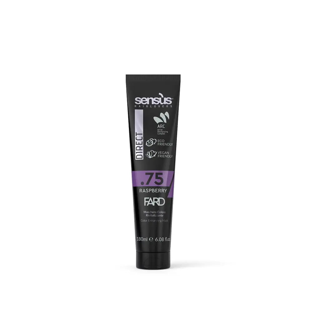 Sensus Direct Fard Mască Colorantă De Păr - 180 ml / 75 RASPBERRY-CAPSUNA - Păr