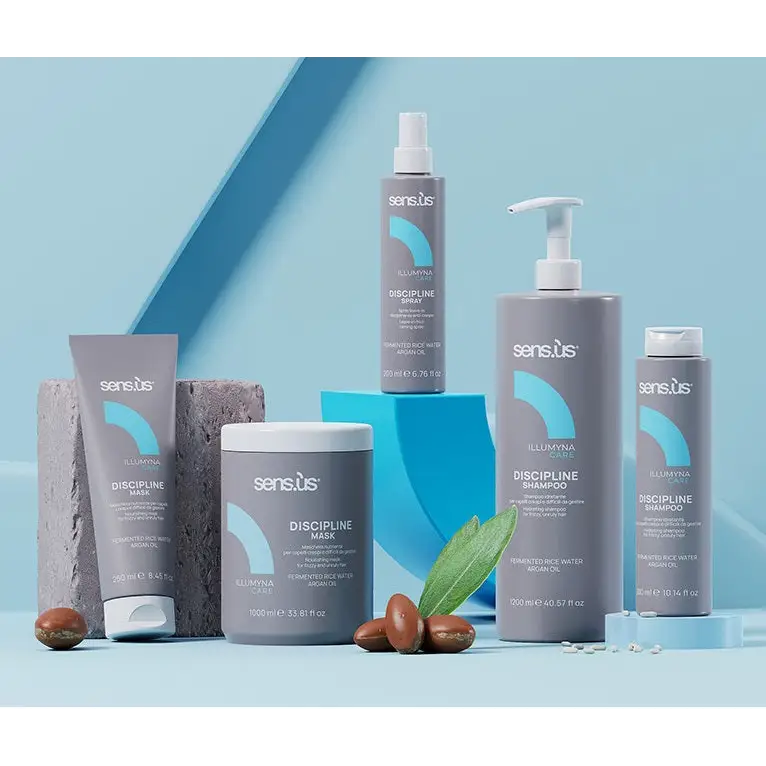 Simító és Frizz Kontrolláló Hajspray Öblítés Nélkül Illumyna Discipline Spray 200ml - Haj