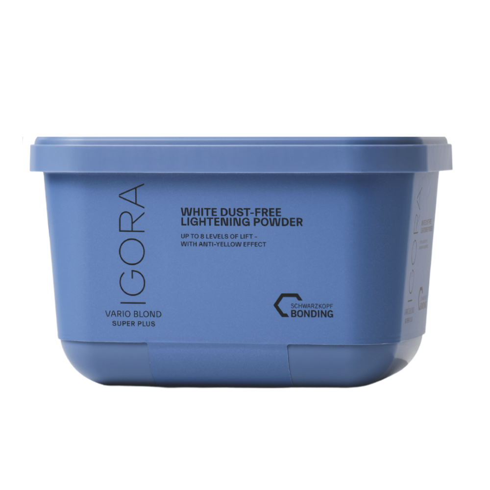 Igora Vario Blond Super Plus – Pudră albă decolorantă 8 tonuri cu Tehnologie Bonding 450 g Schwarzkopf Professional