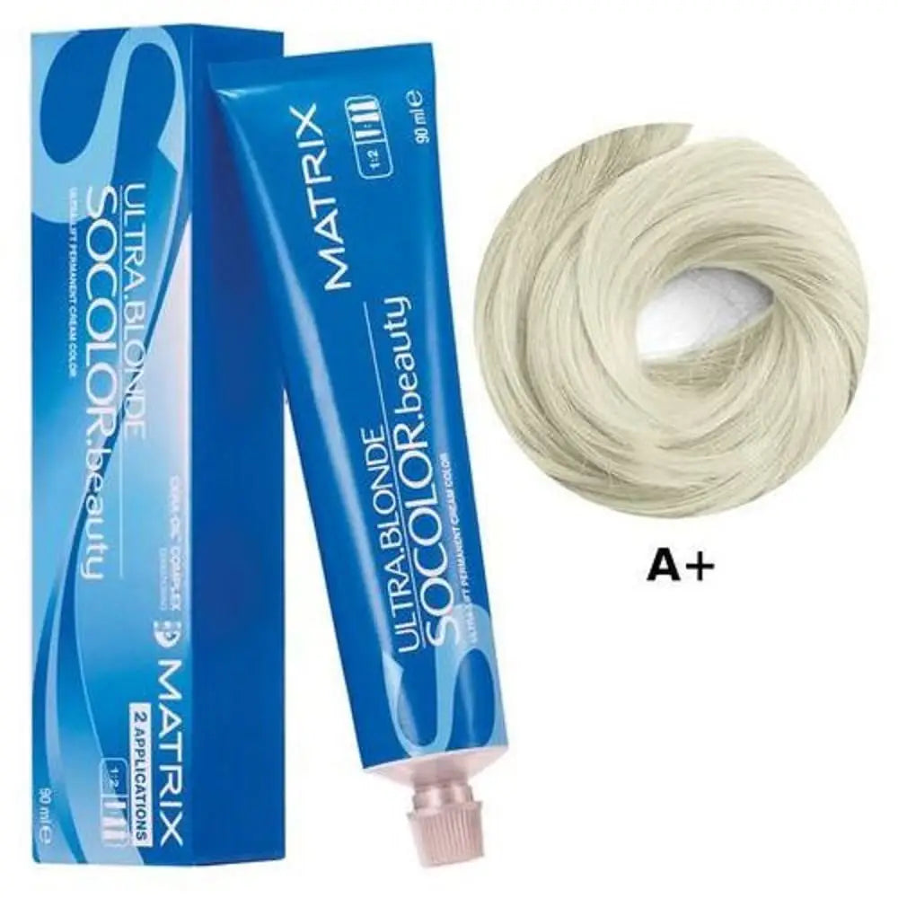 Tartós Hajfesték Ősz Haj Fedésre Matrix Socolor Beauty Extra Coverage Pre Bonded 90ml - 90 ml / UL-A + - Haj