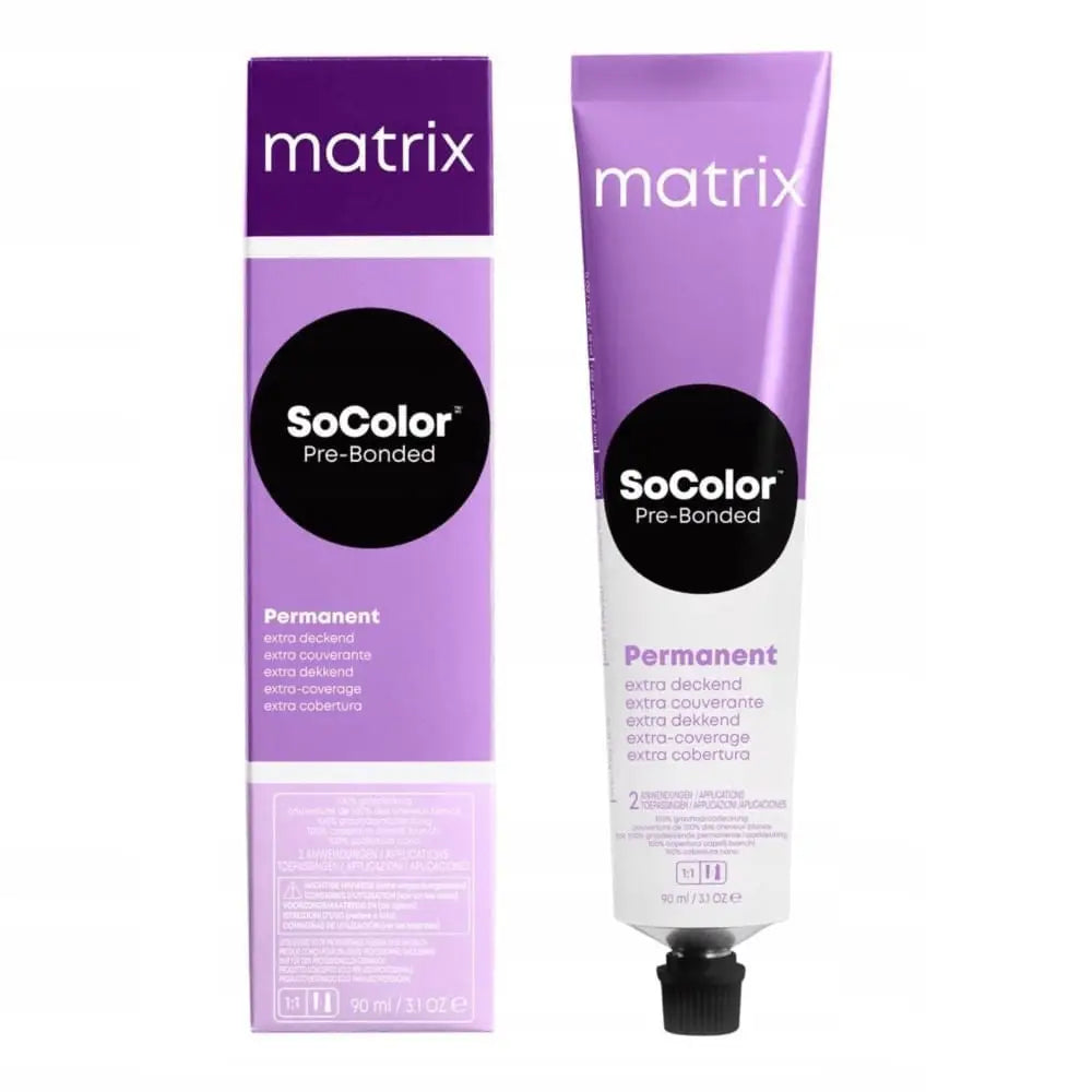 Tartós Hajfesték Ősz Haj Fedésre Matrix Socolor Beauty Extra Coverage Pre Bonded 90ml - 90 ml / EC 504N - Haj