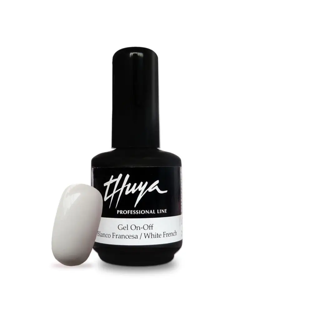 Thuya Gel On-Off Fehér 14ml– Tökéletes Francia Manikűr Tartósan és Elegánsan - Manikűr / Pedikűr