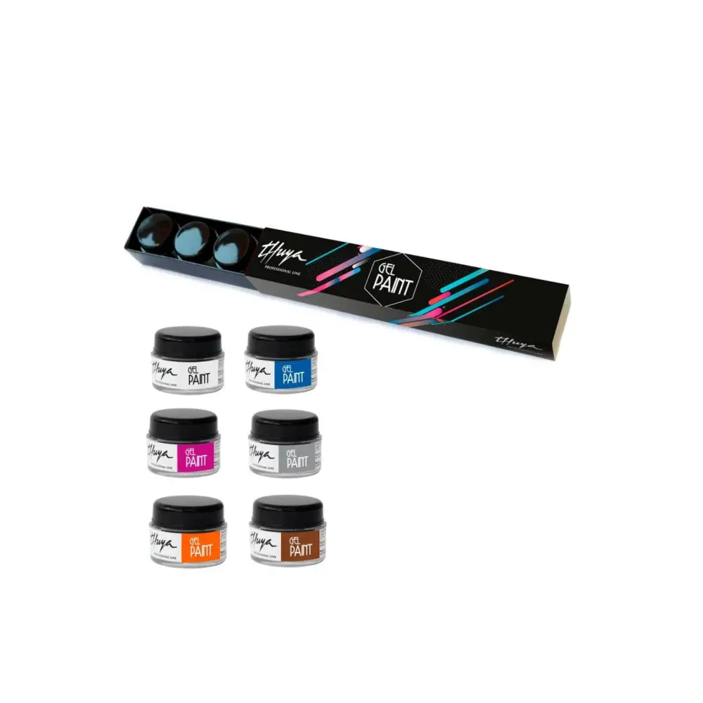 Thuya Gel Paints – Művészi Körömdíszítés Hat Színben Maximális Kreativitással- A Model - Manikűr / Pedikűr