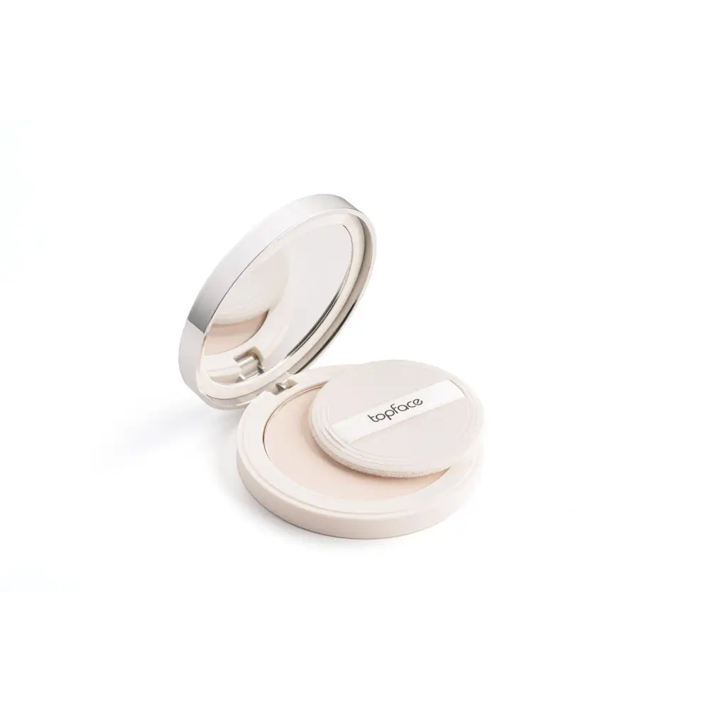 Topface 2 az 1-ben Púder Alapozó – Matt Fedés és 24H Hidratálás Hibátlan Arcbőrért - 001 - Sminkelés