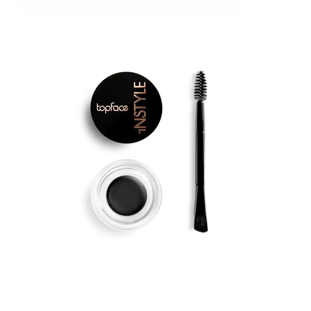 Topface Instyle Szemöldökzselé – Tökéletes Formázás Hosszantartó Fixálás és Természetes Ápolás Argan- és Mandulaolajjal