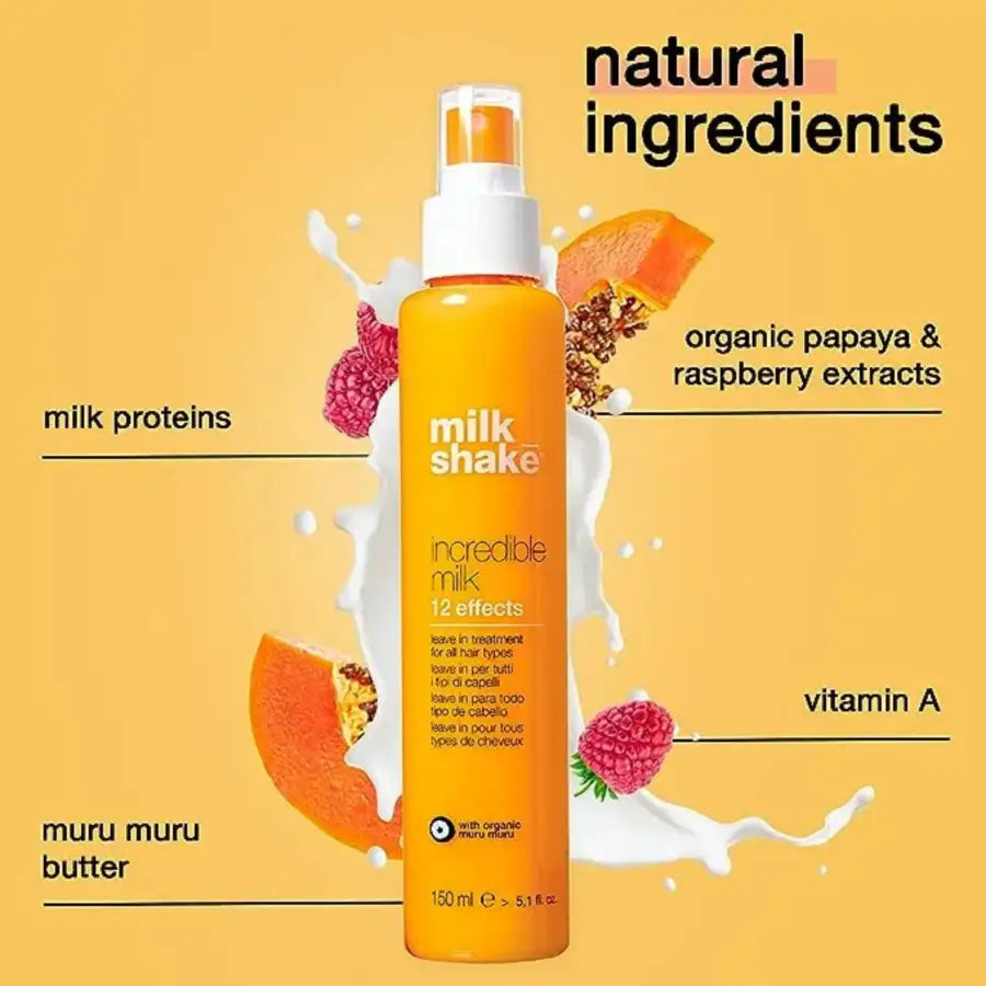 Tratament Leave-in pentru Păr cu 12 Efecte de Reparare și Hidratare Milk Shake Incredible Milk 150ml