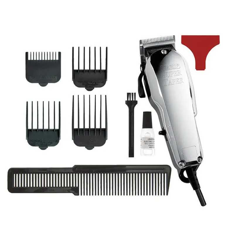 Wahl Cordless Super Taper Chrome Professzionális Vezetékes Hajvágógép - Erőteljes V5000 motorral - Gépek