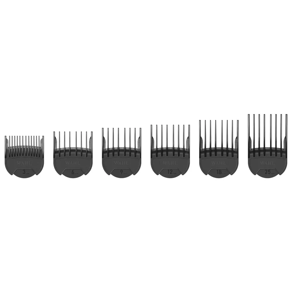 Wahl Professzionális Slide-On Toldófésűkészlet – 6 Méret a Precíz és Sokrétű Hajvágásokhoz - Aparatură