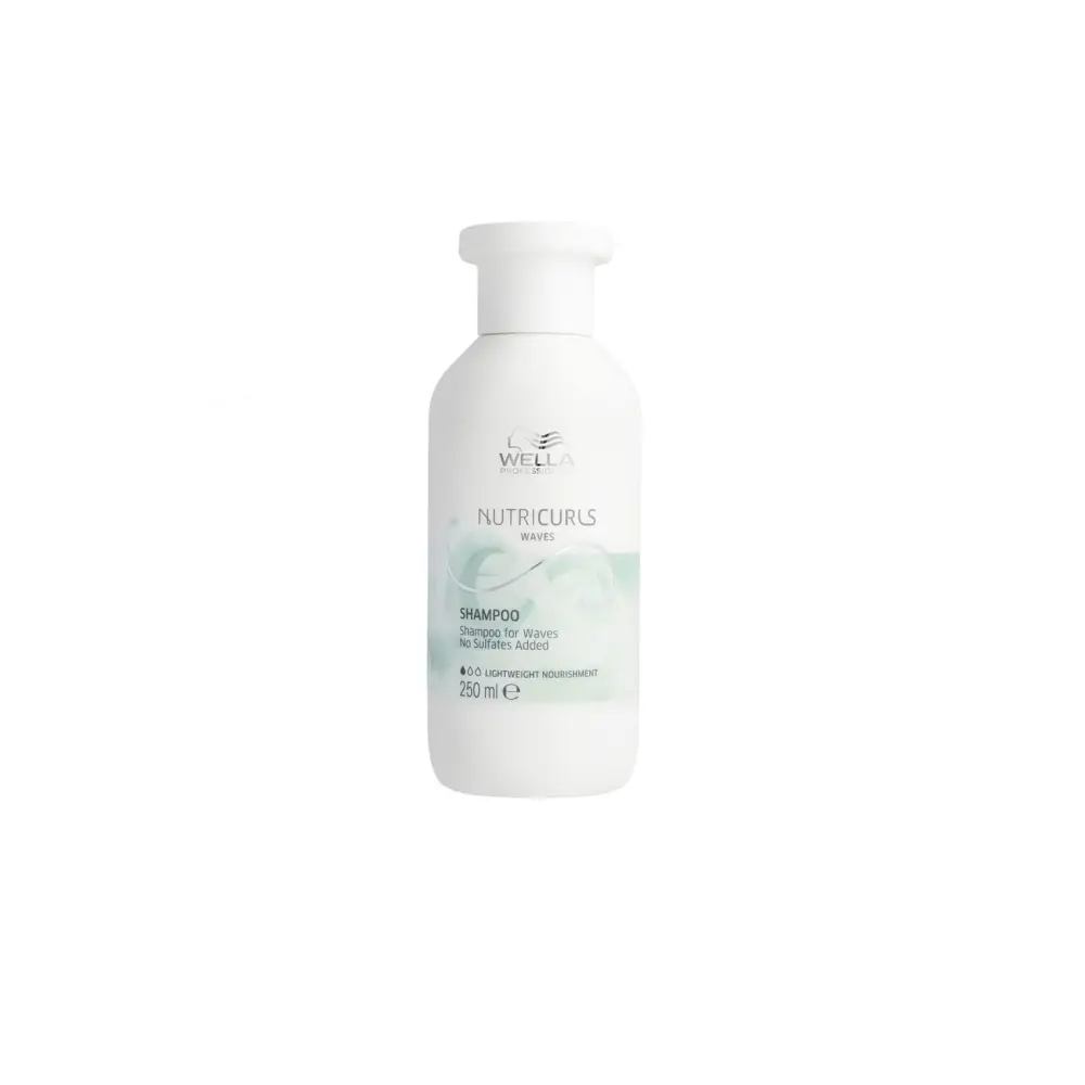 Wella Nutricurls Micellás Sampon Göndör Hajra – Gyengéd tisztítás és hidratálás a fénylő fürtökért 250ml - Haj