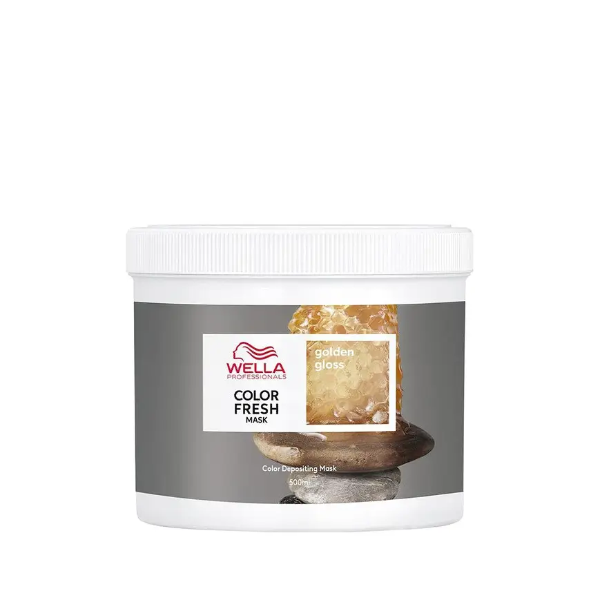 Wella Professionals Color Fresh Create Mask Golden Gloss 500ml – Aranyló Fény a Szőke Hajért - Haj