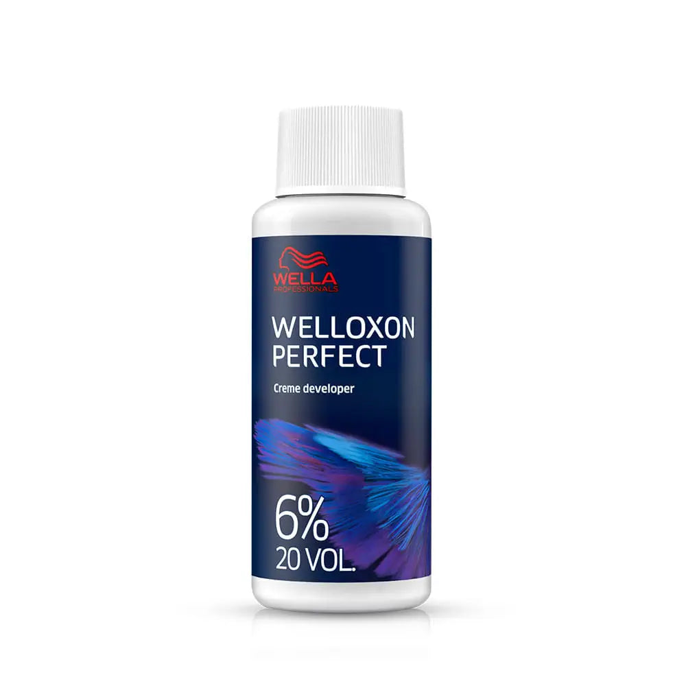 Wella Welloxon Perfect 6% (20 Vol) – Professzionális Oxidáló Krém a Precíz Színeredményért - 60 ml - Haj