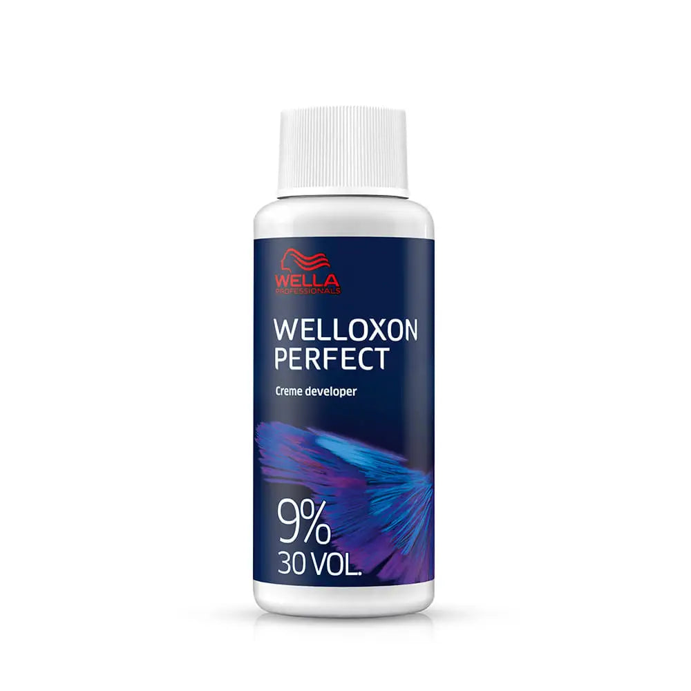 Wella Welloxon Perfect 9% (30 Vol) – Professzionális Oxidáló Krém a Precíz Színeredményért - 60 ml - Haj
