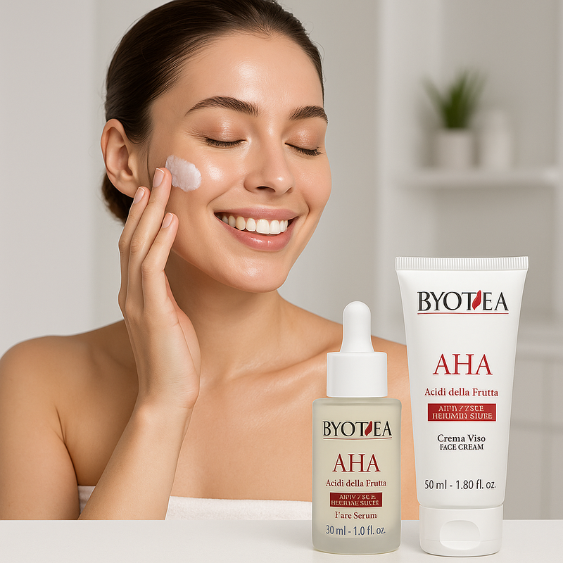 Ghid Complet pentru un Ten Luminos: Secretul Exfolierii cu Acizi AHA