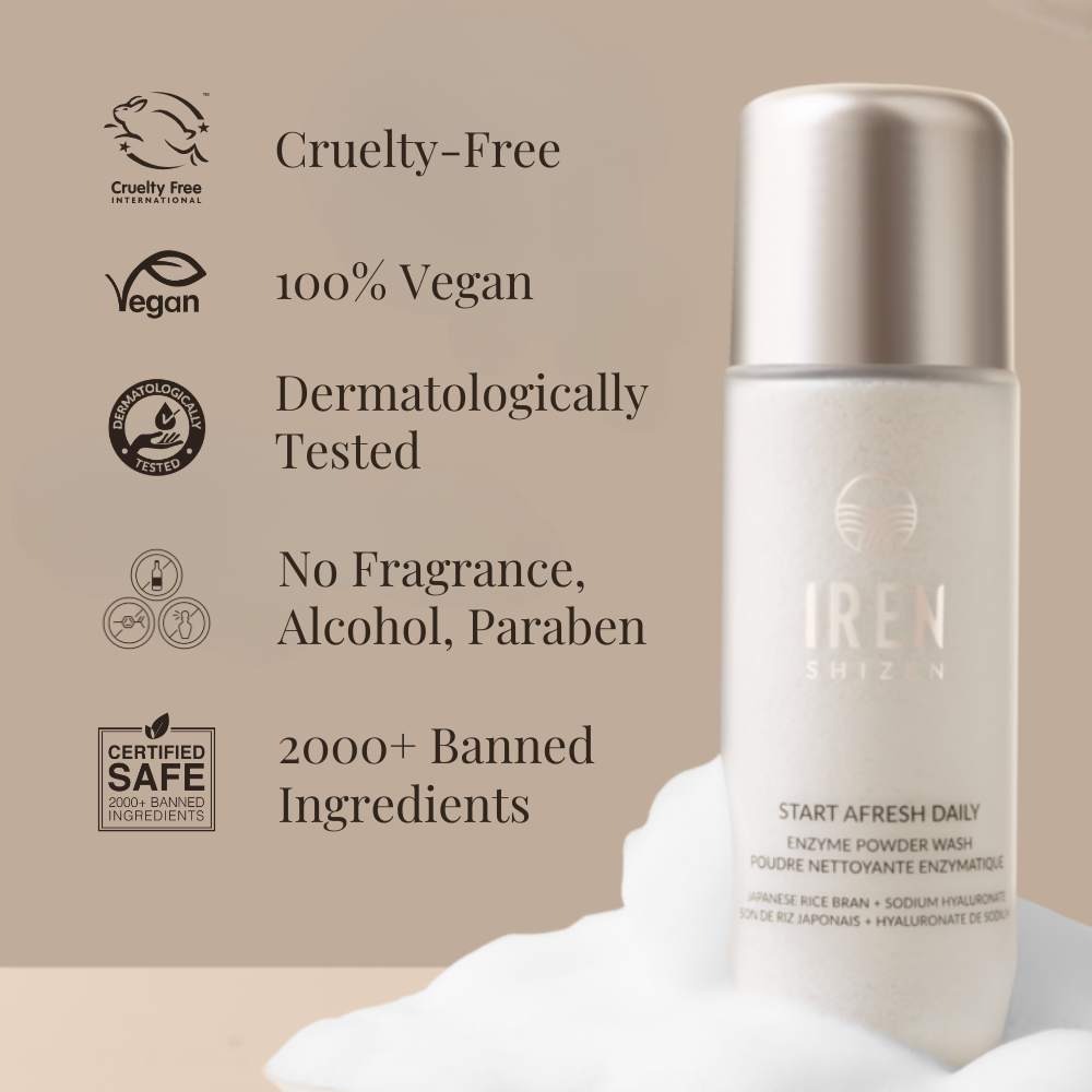 IREN Shizen Start Afresh Daily Enzimes arctisztító púder 40 g