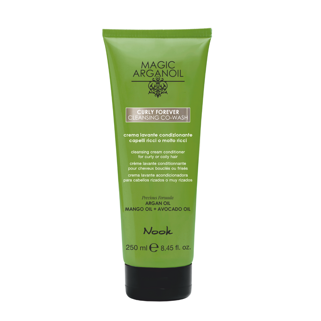 Nook Magic ArganOil Curly Forever Cleansing Co-Wash – Gyengéd tisztítás és intenzív hidratálás göndör és hullámos hajra