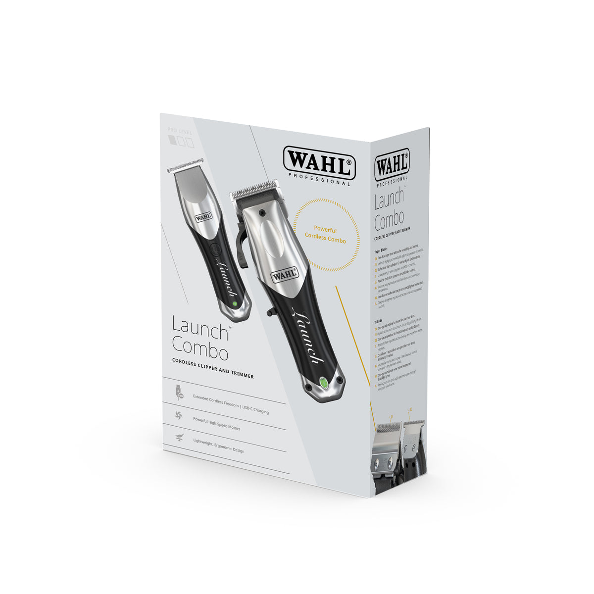 Wahl Launch Combo vezeték nélküli hajvágó gép és kontúrvágó szett
