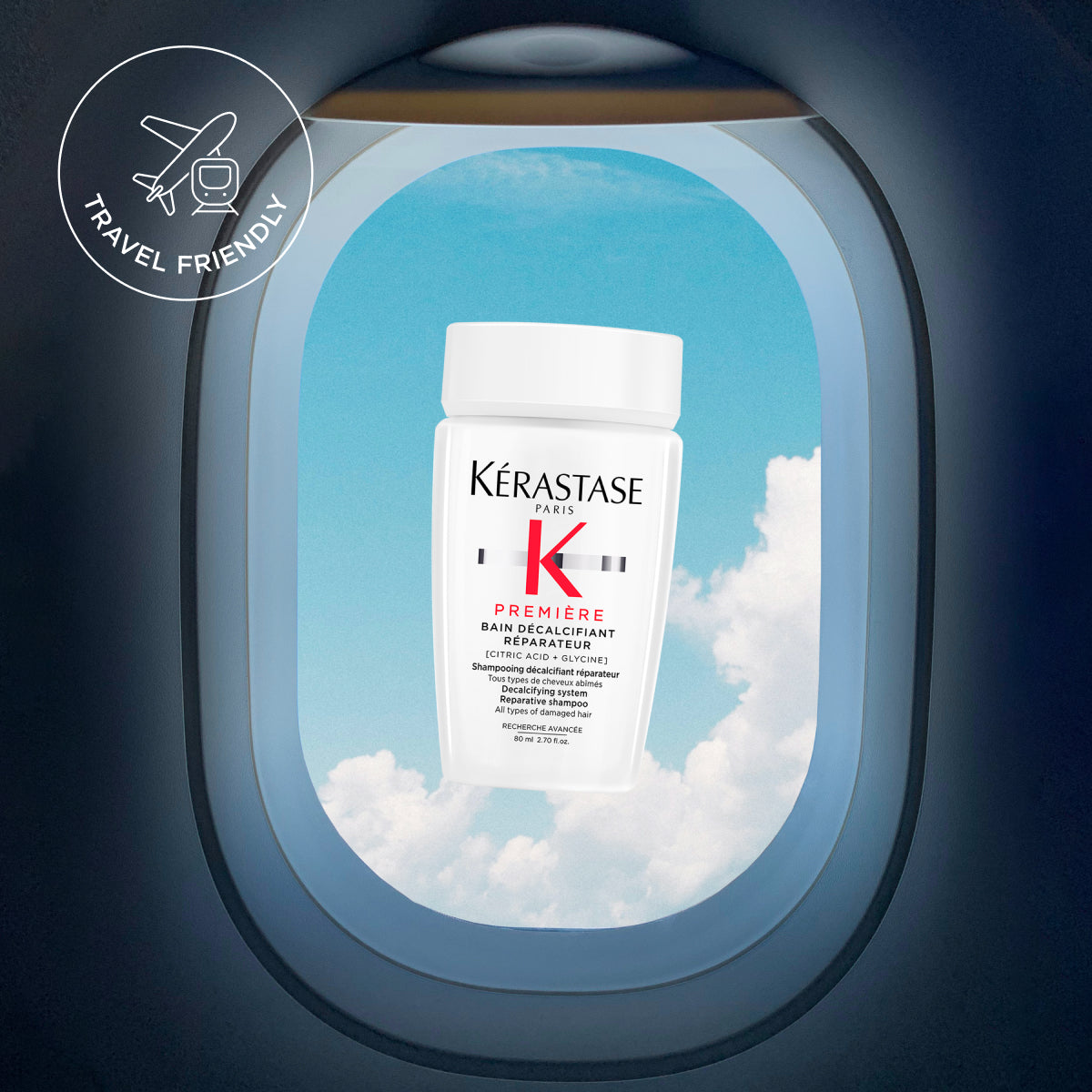 Kérastase Première Bain Décalcifiant Réparateur 80ml – Javító, vízkőoldó sampon sérült hajra