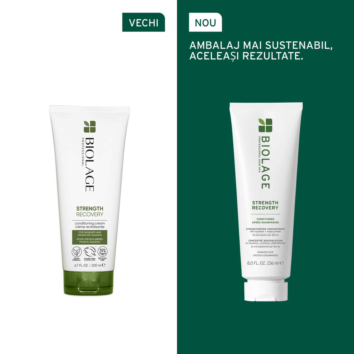 Biolage Strength Recovery Professzionális Erősítő Balzsam 236 ml