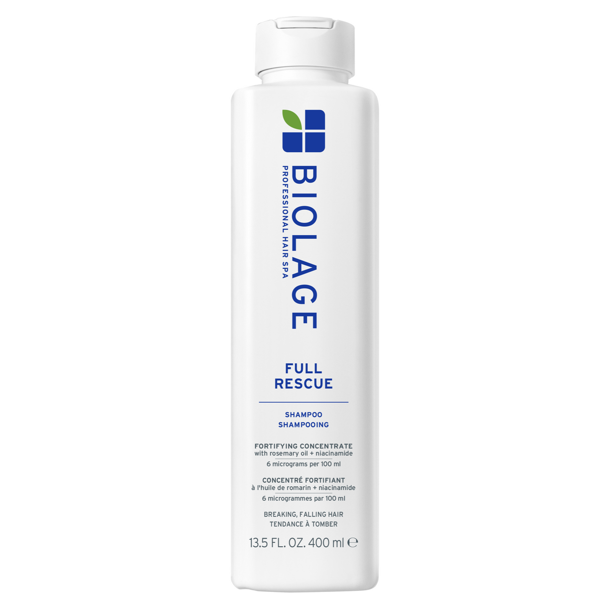 Biolage Full Rescue – Erősítő sampon hajhullás ellen rozmaringolajjal és niacinamiddal – 400 ml
