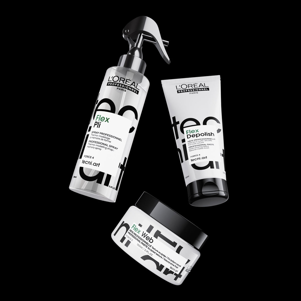 L’Oréal Professionnel Tecni.Art Flex Waves – Professzionális formázó spray texturált hullámokért és természetes volumenért, 190 ml