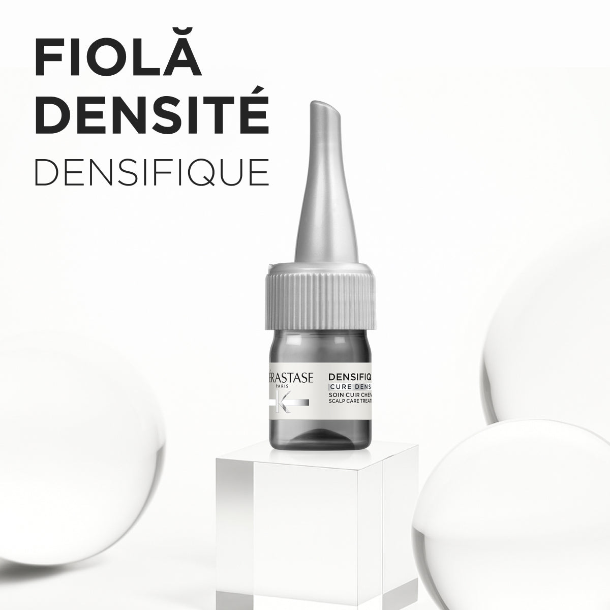 Kérastase Densifique Cure Densité – Aktív kezelés a haj sűrűségéért és minőségéért 10x6ml