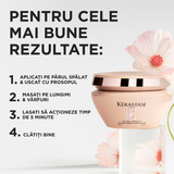 Kérastase Gloss Absolu Masque Crème Hydra‑Glaze – Hidratáló maszk vastag és elektrosztatikus hajra, intenzív fény és puhaság, 200 ml