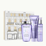 Kérastase Blond Absolu Holidays 2025 Ajándékszett – Prémium ápolási rituálé szőke hajra: Bain Lumière 250ml + Cicaflash 250ml + Cicaplasme 150ml