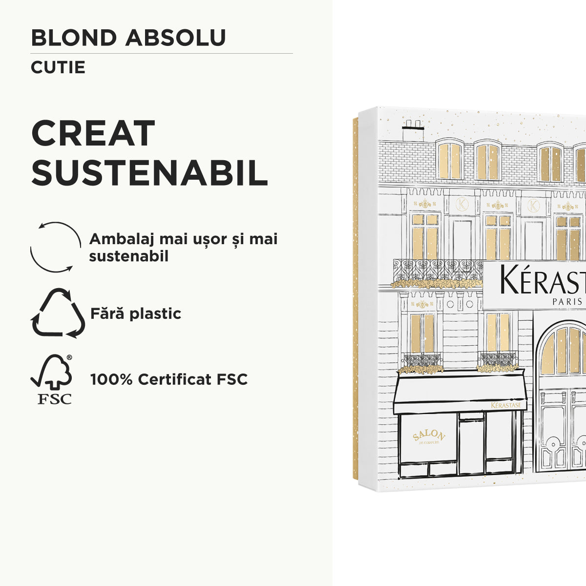 Kérastase Blond Absolu Holidays 2025 Ajándékszett – Prémium ápolási rituálé szőke hajra: Bain Lumière 250ml + Cicaflash 250ml + Cicaplasme 150ml