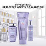 Kérastase Blond Absolu Holidays 2025 Ajándékszett – Prémium ápolási rituálé szőke hajra: Bain Lumière 250ml + Cicaflash 250ml + Cicaplasme 150ml