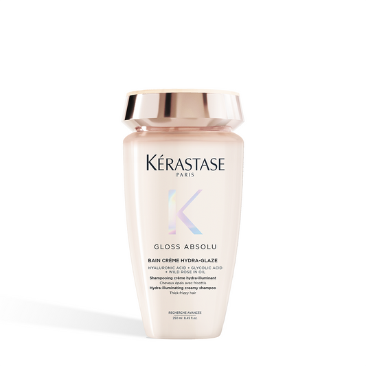 Kérastase Gloss Absolu Bain Crème Hydra-Glaze – Hidratáló sampon vastag és sprőd hajra, szulfátmentes, intenzív fény