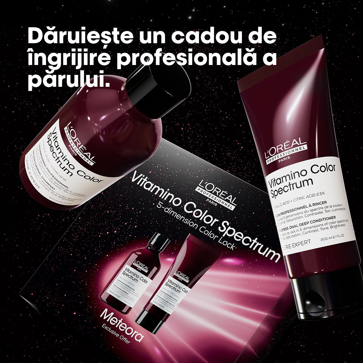 L’Oréal Professionnel Serie Expert Vitamino Color Spectrum professzionális szett Sampon 300 ml Balzsam 200 ml