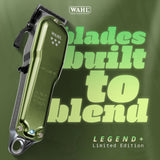 Wahl Legend+ Limited Edition - Professzionális Olívazöld Hajvágógép