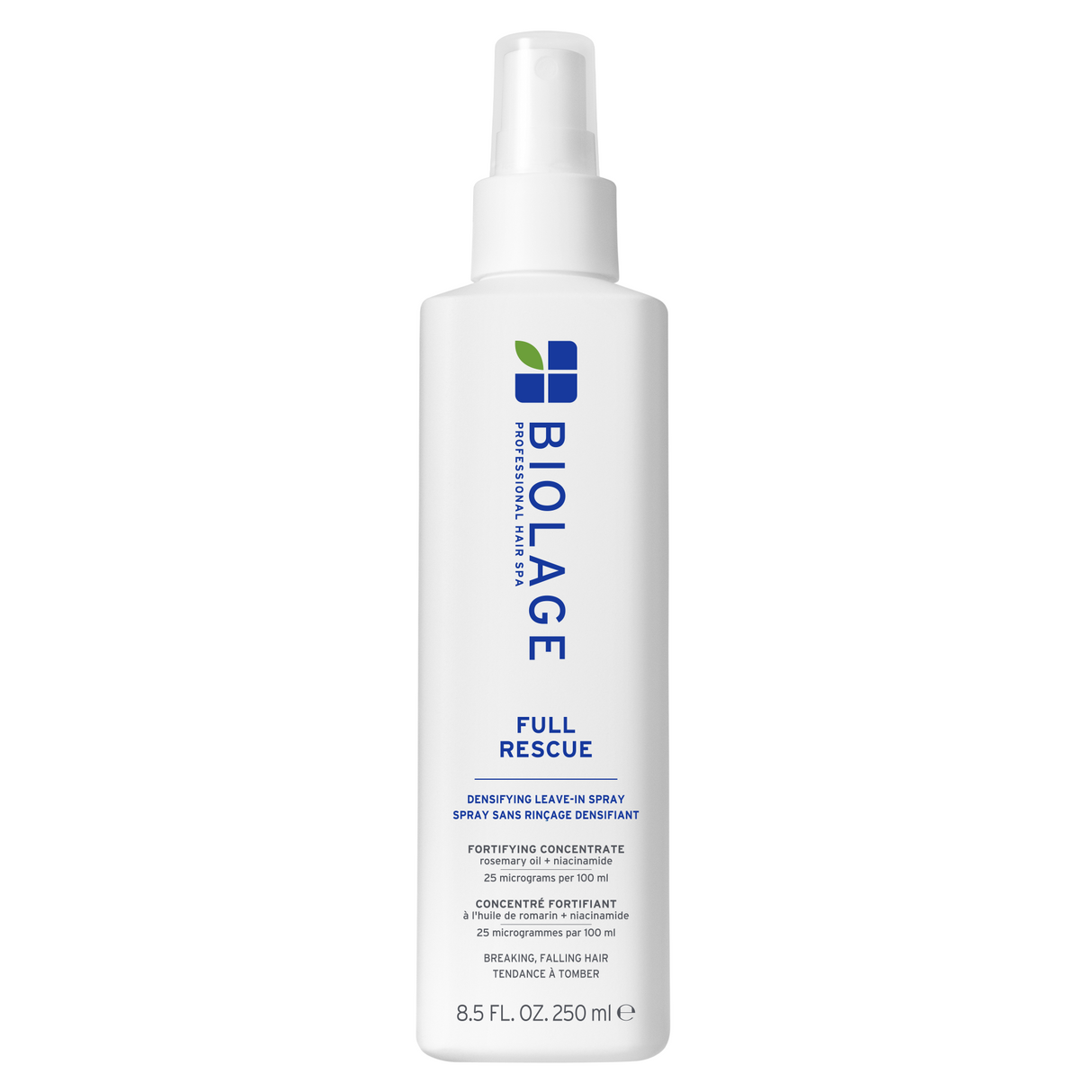 Biolage Full Rescue Hajban Maradó Spray Rozmaringolajjal és Niacinamiddal – Azonnali Volumen és Erősítés – 250ml