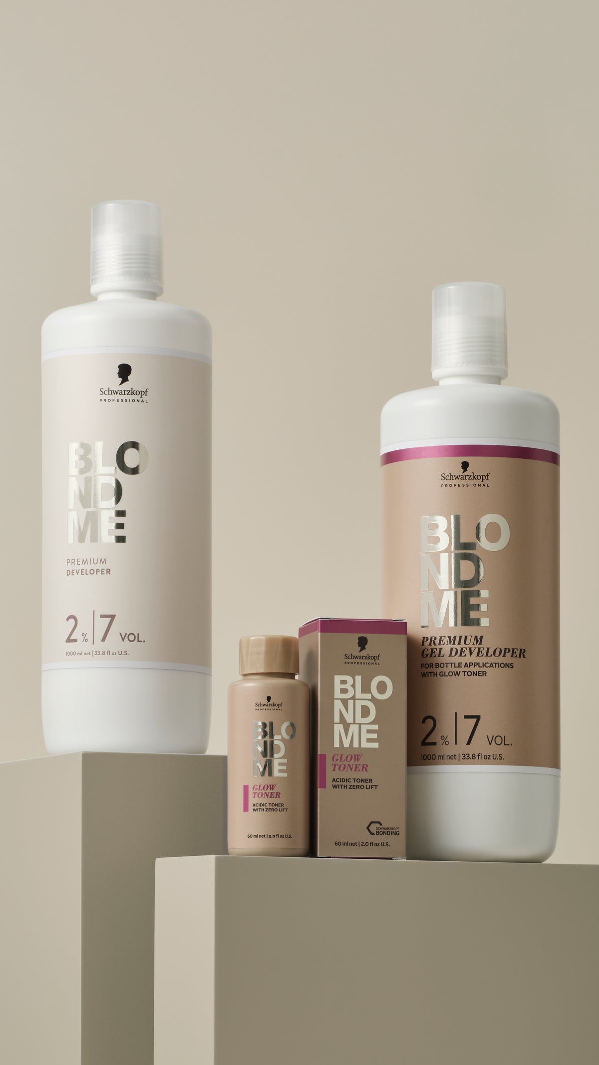 Schwarzkopf Professional BlondMe Hajszínező Glow Toner 60 ml