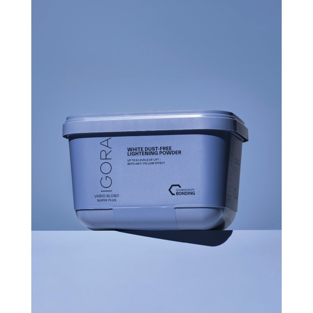Igora Vario Blond Super Plus – Pudră albă decolorantă 8 tonuri cu Tehnologie Bonding 450 g Schwarzkopf Professional