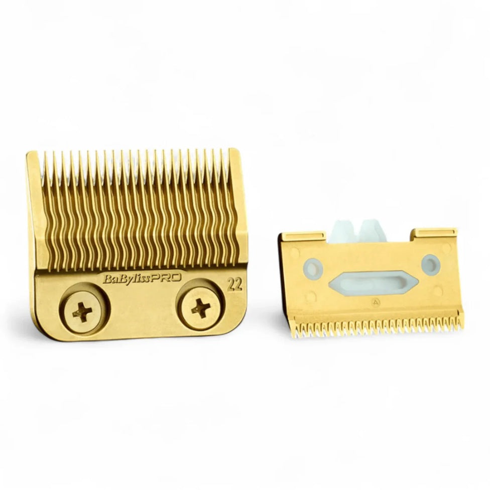 BaBylissPRO Titanium Gold – Professzionális Fade penge 45 mm, ultraprecíz MIM, kompatibilis az FX modellekkel
