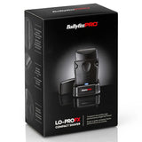 BaBylissPRO LO‑PROFX Kompakt Borotva – Professzionális, Ultra Kompakt Borotva, Fekete Titán Szimpla Szitás, 10.000 RPM Motor