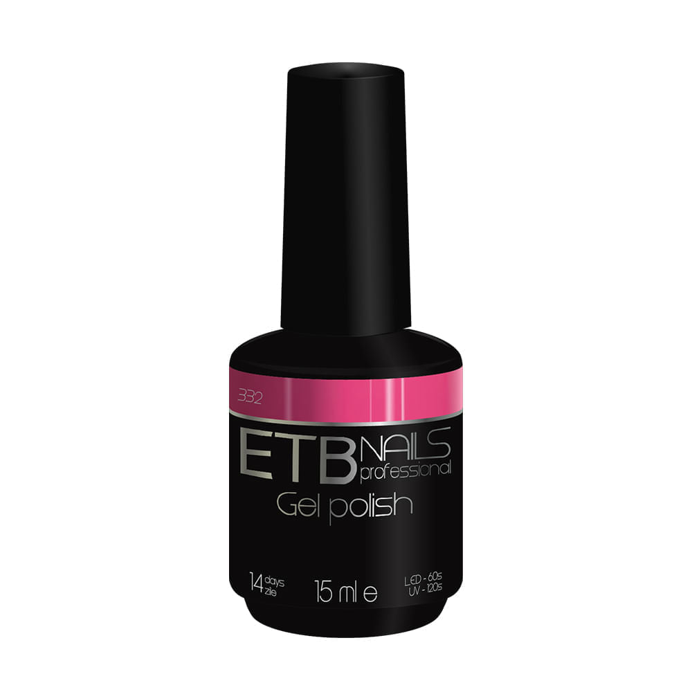 ETB Nails Gel unghii 332 Paris Pink 15ml