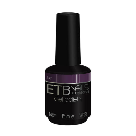 ETB Nails Gel unghii 342 Goth Purple 15ml