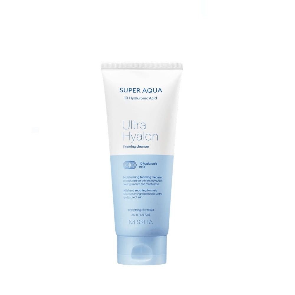 MISSHA Super Aqua Ultra Hyalron Arctisztító hab 200 ml