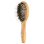 Olivia Garden Bamboo Touch Care Vaddisznósörtés és nejlon hajkefe XS