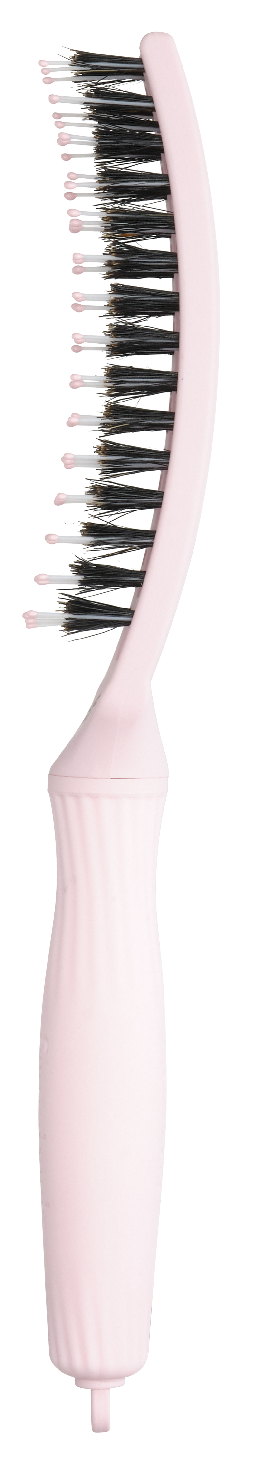 Olivia Garden Fingerbrush Care Iconic Boar & Nylon – Pasztell rózsaszín S – Professzionális fésű a fájdalommentes gubancmentesítéshez és a fényes hajért