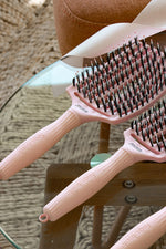 Olivia Garden Fingerbrush Boar & Nylon Pastel Pink Display 12 db