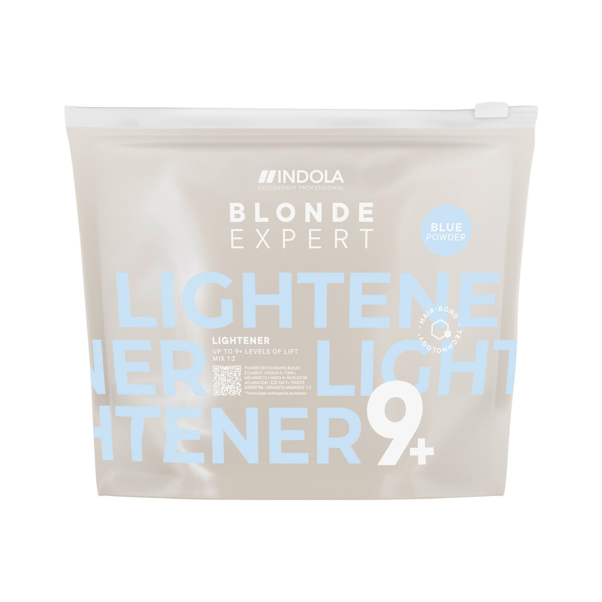 Indola Blonde Expert Bleaching Powder Blue Powder 9+ Shades 450 g – Extreme Lightening and Advanced Hair Protection