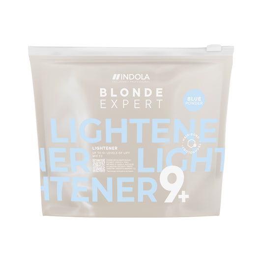 Indola Blonde Expert Bleaching Powder Blue Powder 9+ Shades 450 g – Extreme Lightening and Advanced Hair Protection