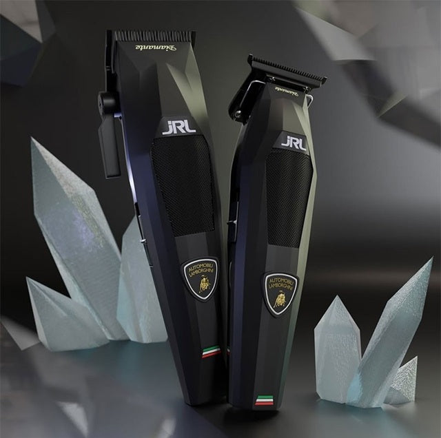 JRL Lamborghini Diamante Black Clipper + Trimmer – Limitált Kiadás Exkluzív Dizájnnal és Csúcsteljesítménnyel