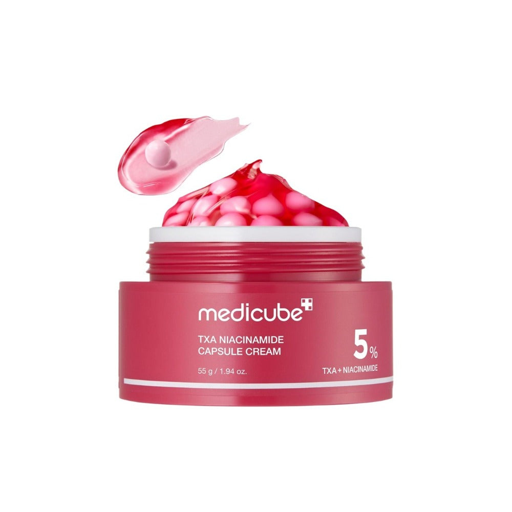 MEDICUBE TXA Niacinamide Capsule Cream bőrtónus-egységesítő arckrém 55 g
