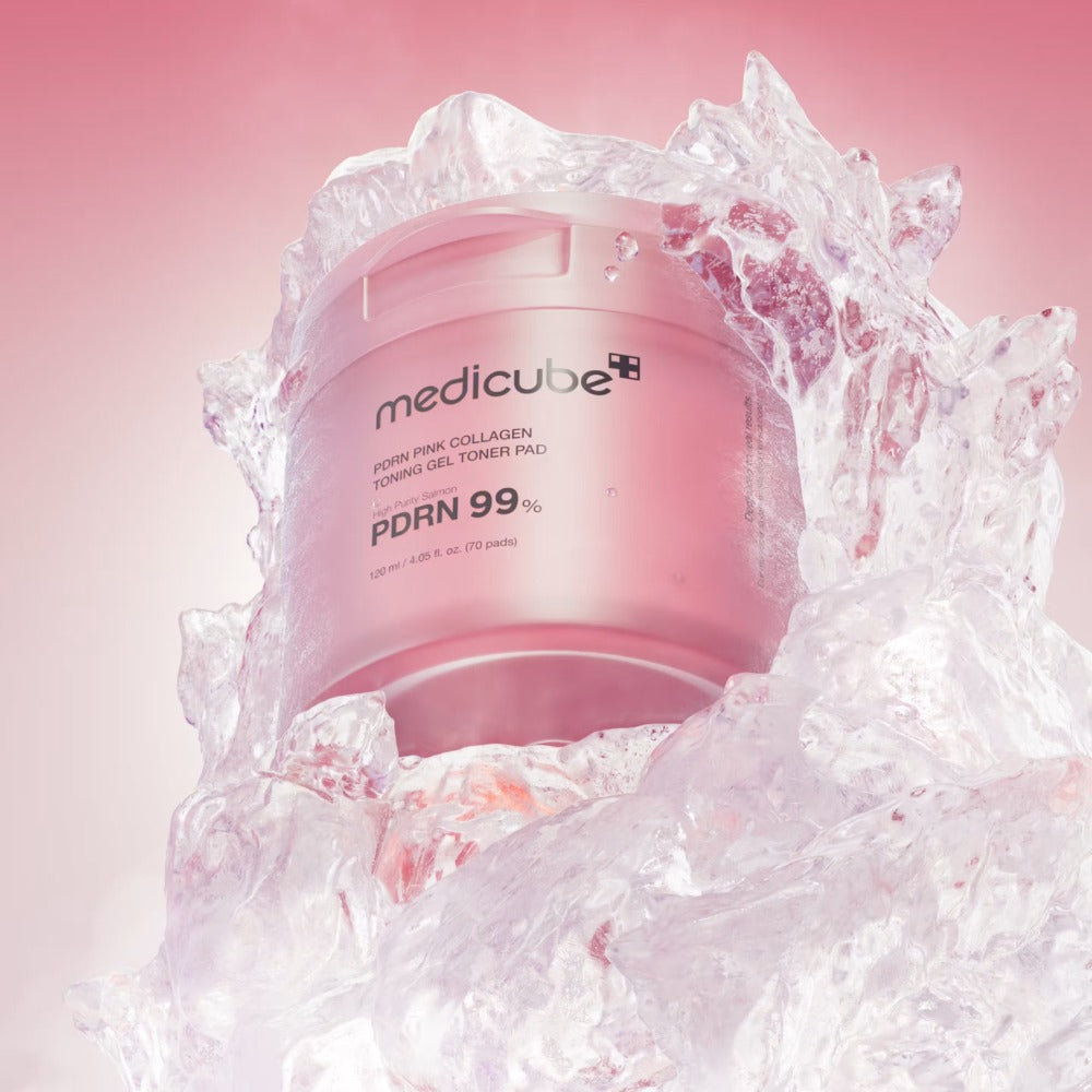 MEDICUBE PDRN Pink Collagen Toning Gel Toner Pad tonizáló korongok 70 db