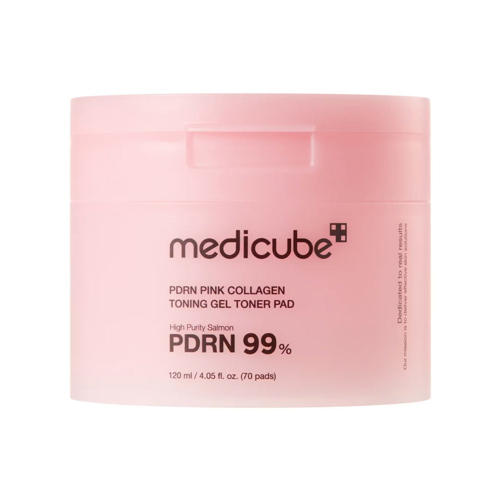 MEDICUBE PDRN Pink Collagen Toning Gel Toner Pad tonizáló korongok 70 db